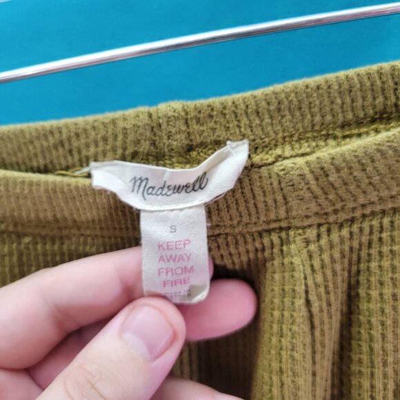 Madewell Womens Ribbed Knit Wide-Leg Pants Size S - Picture 4 of 7
